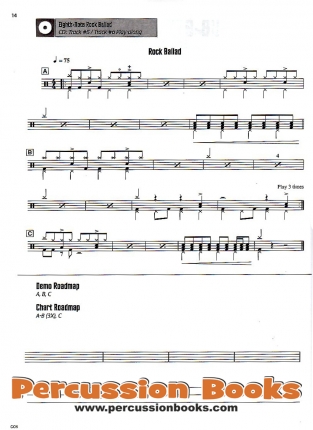 Contemporary Rock Styles for the Drums Sample 1